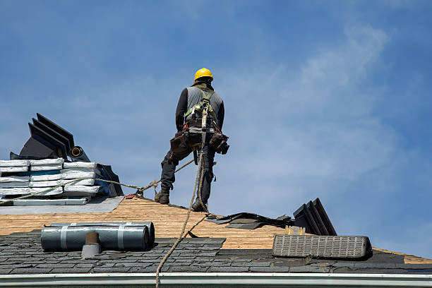 Professional Storm Damage Roof Repair technician working in Mercer Island, WA